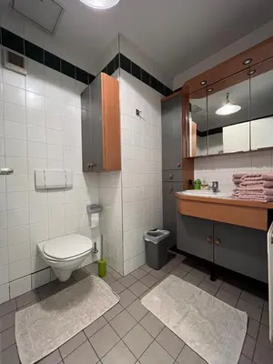 Ein Badezimmer in der Unterkunft Cosy apartment in central location