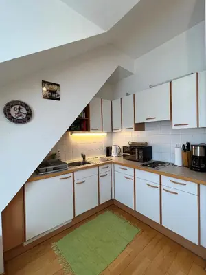Küche/Küchenzeile in der Unterkunft Cosy apartment in central location