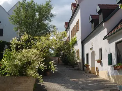 Das Gebäude in dem sich die Ferienwohnung befindet