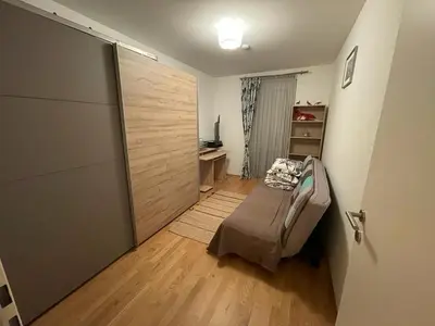 Ein Bett oder Betten in einem Zimmer der Unterkunft Lovely 3 rooms apartment viena