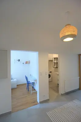 Küche/Küchenzeile in der Unterkunft 2-Rooms; Stay and relax! Near Vienna Main Station