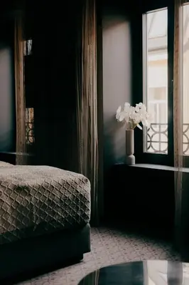 Ein Bett oder Betten in einem Zimmer der Unterkunft WELTWIEN Luxury Art Apartments & Free Parking