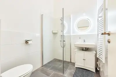 Ein Badezimmer in der Unterkunft MALIXA - Apartment in the heart of Vienna next to Metro