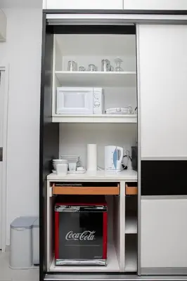 Küche/Küchenzeile in der Unterkunft Vladys Vienna Apartments