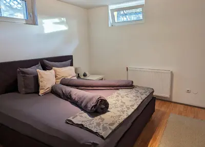 Ein Bett oder Betten in einem Zimmer der Unterkunft Close to Schönbrunn Apartments - Contactless 24h Check-In