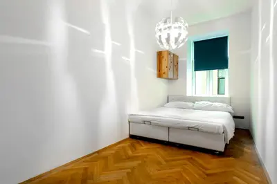Ein Bett oder Betten in einem Zimmer der Unterkunft 3-Bedroom Apartment in Central Vienna