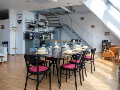 Küche/Küchenzeile in der Unterkunft 360 View Loft 3