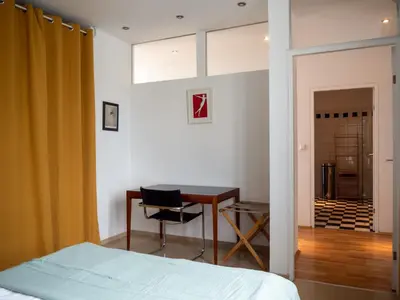 Ein Bett oder Betten in einem Zimmer der Unterkunft 360 View Loft 3