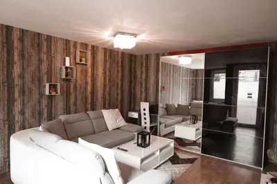 Ein Sitzbereich in der Unterkunft Cozy Home Vienna