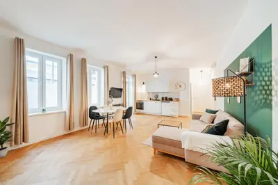 Ein Bett oder Betten in einem Zimmer der Unterkunft The 15's Apartments