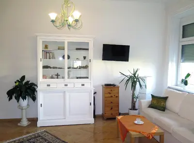TV/Unterhaltungsangebot in der Unterkunft Jugendstil Apartment