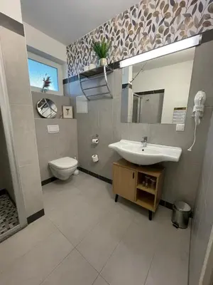 Ein Badezimmer in der Unterkunft Aparthotel Neudörfl