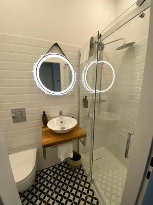 Ein Badezimmer in der Unterkunft Boutique Hotel Kolbeck