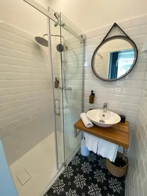 Ein Badezimmer in der Unterkunft Boutique Hotel Kolbeck