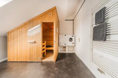 Grundriss der Unterkunft Penthouse apartment - Sauna - Terrasse - Kamin - AC