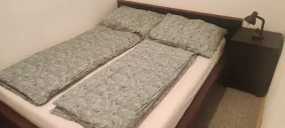 Ein Bett oder Betten in einem Zimmer der Unterkunft 2-room Appartment near Westbahnhof (U 3)