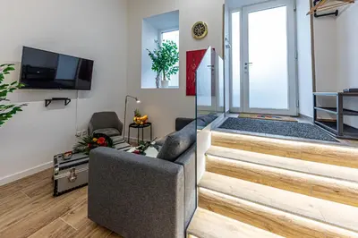 TV/Unterhaltungsangebot in der Unterkunft Stilvolles Apartment in toller Lage, 