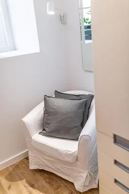 Ein Bett oder Betten in einem Zimmer der Unterkunft Stilvolles Apartment in toller Lage, 