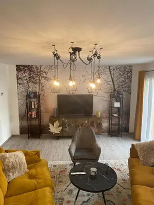 Ein Sitzbereich in der Unterkunft Premium Home 23