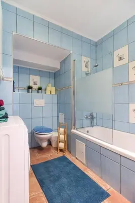 Ein Badezimmer in der Unterkunft Spacious central apartment