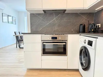 Küche/Küchenzeile in der Unterkunft St. Antoni Suite 5