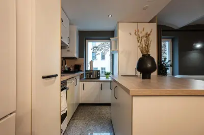 Küche/Küchenzeile in der Unterkunft Brand-new double bedroom apartment