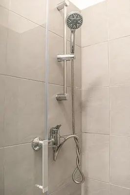 Ein Badezimmer in der Unterkunft Cozy Studio Apt Near Vienna Wiener Stadthalle