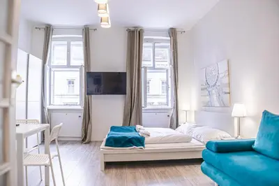 TV/Unterhaltungsangebot in der Unterkunft Cozy Studio Apt Near Vienna Wiener Stadthalle