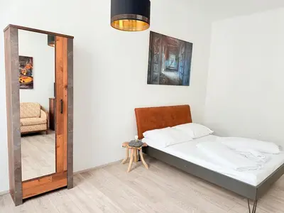 Ein Bett oder Betten in einem Zimmer der Unterkunft Gesamte Unterkunft für 2 Personen Top 17