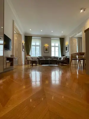 TV/Unterhaltungsangebot in der Unterkunft Luxury 2BR Apartment Neubaugasse