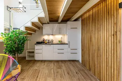 Küche/Küchenzeile in der Unterkunft Exklusives trendiges Loft in toller Lage, die 