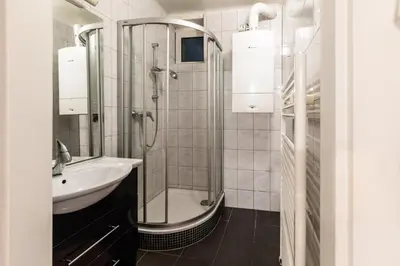Ein Badezimmer in der Unterkunft Cosy apartment in great Location