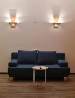 Ein Sitzbereich in der Unterkunft Aparthotel Bianca in Vienna