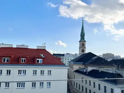 Ein allgemeiner Blick auf Wien oder ein Stadtblick von der Ferienwohnung aus