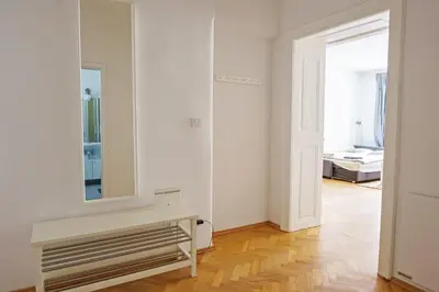 Ein Bett oder Betten in einem Zimmer der Unterkunft Vienna City Apartments Barnabitengasse