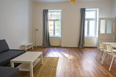 Ein Sitzbereich in der Unterkunft Vienna City Apartments 1090 Vienna