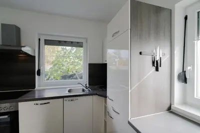 Küche/Küchenzeile in der Unterkunft Domus Optima - Cozy Retreat in Vienna