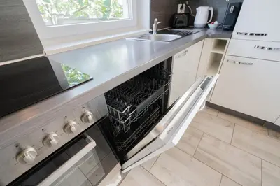 Küche/Küchenzeile in der Unterkunft Domus Optima - Cozy Retreat in Vienna