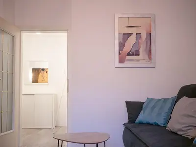Ein Sitzbereich in der Unterkunft Big 2Rooms in Vienna city center