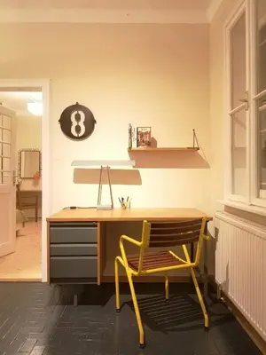 Grundriss der Unterkunft Das Kleine Haus - Vintage-Apartment im Innenhof