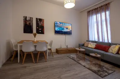 Ein Sitzbereich in der Unterkunft The Vienna Stay by Radiant