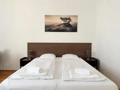 Ein Bett oder Betten in einem Zimmer der Unterkunft Apartment Hasengasse - Free Highspeed-Internet