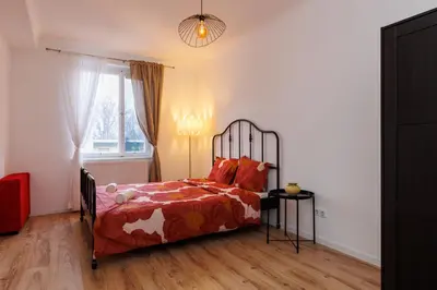 Ein Bett oder Betten in einem Zimmer der Unterkunft Cosy brand new Apartment