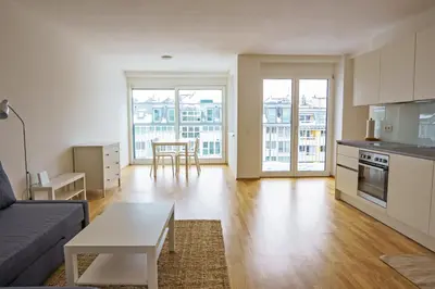 Küche/Küchenzeile in der Unterkunft Vienna City Apartments Ottakring