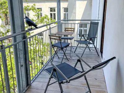 Ein Balkon oder eine Terrasse in der Unterkunft Apartment Happy Pasetti by Interhome