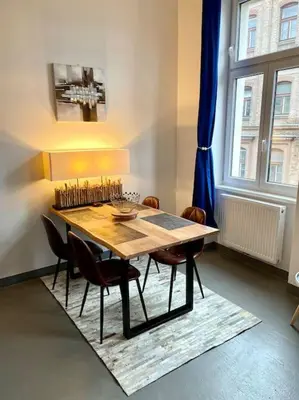 Ein Sitzbereich in der Unterkunft Klimatisierte Sehr Zentrale Wohnung-Loftstyle-