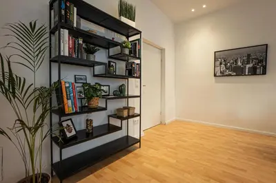 Die Bibliothek in der Ferienwohnung