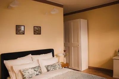 Ein Bett oder Betten in einem Zimmer der Unterkunft Oak House Vienna