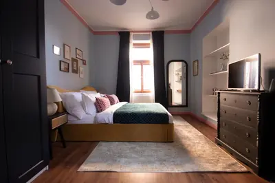 TV/Unterhaltungsangebot in der Unterkunft Oak House Vienna