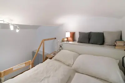 Ein Bett oder Betten in einem Zimmer der Unterkunft Klein, aber fein in zentraler Ruhelage